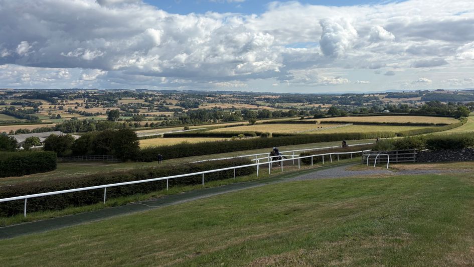 The stunning views from Charlie Johnston's yard