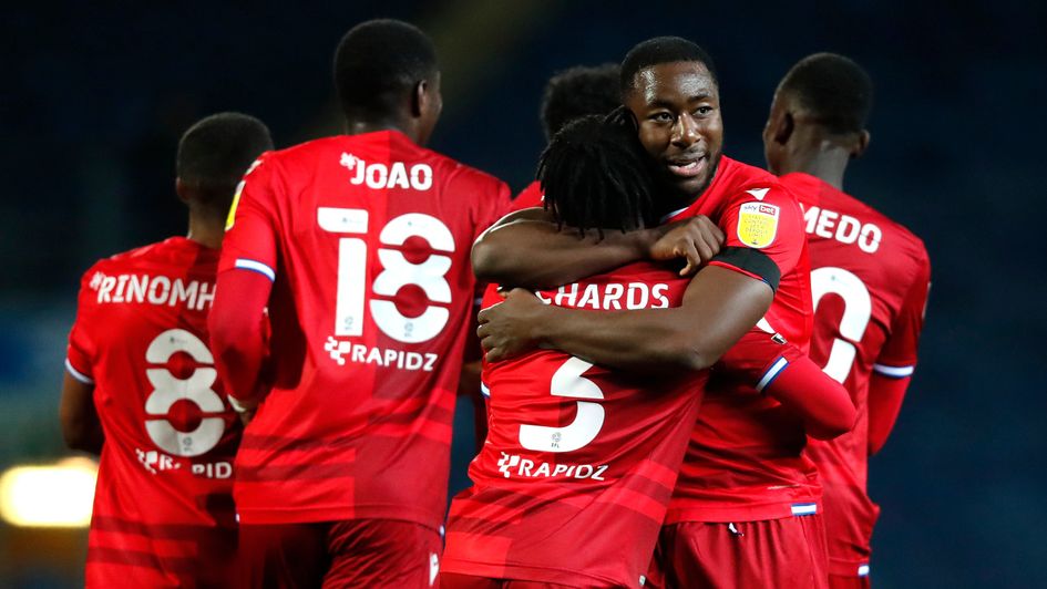 Reading striker Yakou Meite celebrates