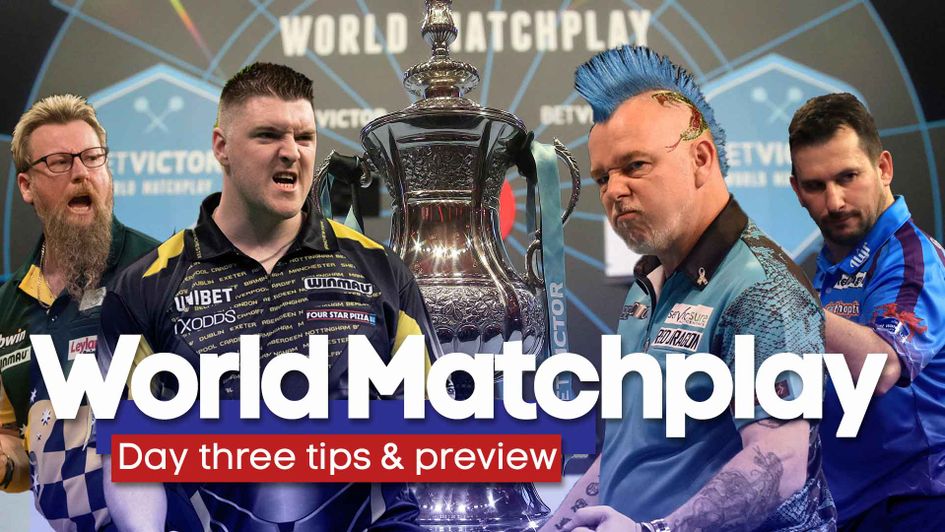 It's the third day of the World Matchplay in Blackpool