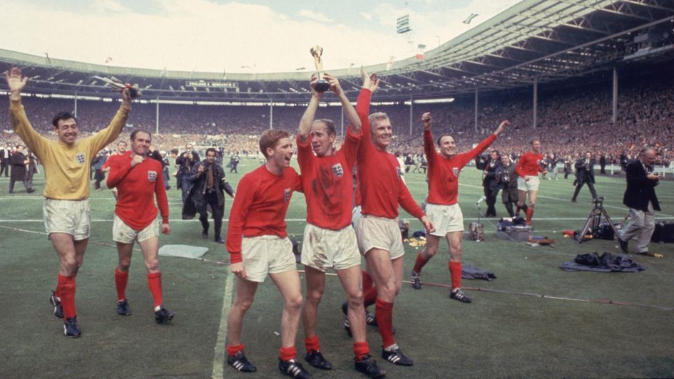 England celebrate winning the World Cup in 1966
