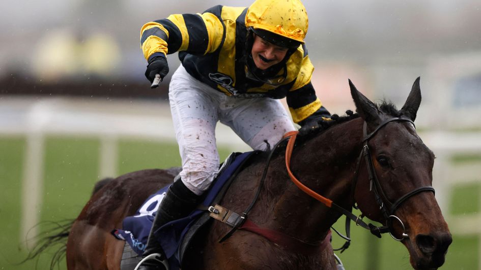 Lucy Turner celebrates on Chambard