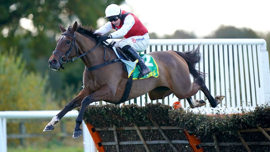 Molly Ollys Wishes is away and clear at Wetherby