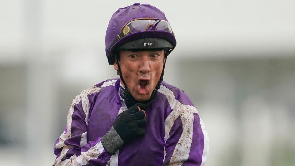 Frankie Dettori's face says it all after Snowfall's Cazoo Oaks win