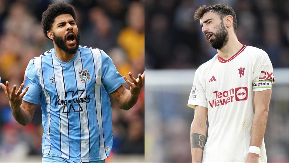 Ellis Simms and Bruno Fernandes