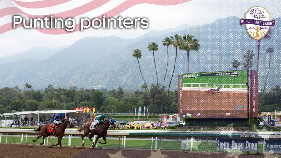 Action from Santa Anita Park