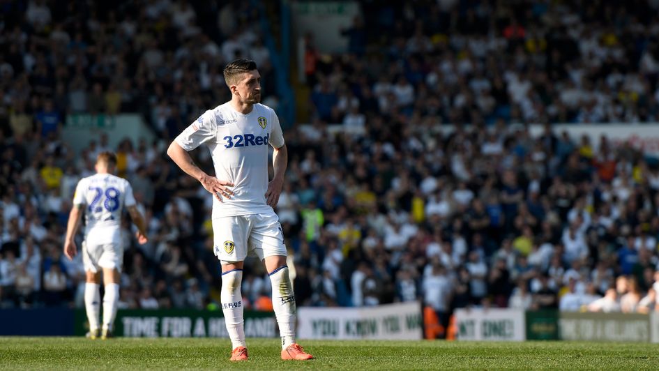 Pablo Hernandez looks dejected after Leeds' defeat to Wigan