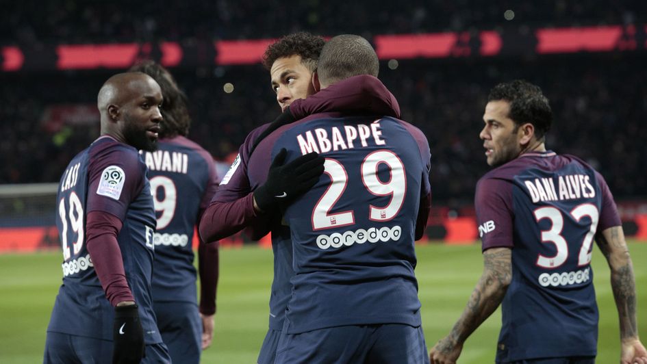 PSG celebrate - a potential option for Arsene Wenger?