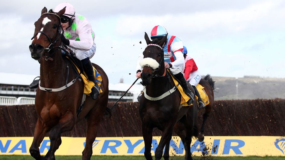 Min leads Saint Calvados up the hill