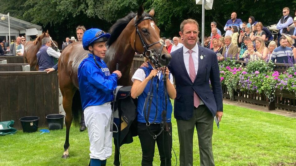 Star Of Mystery after her Newmarket win