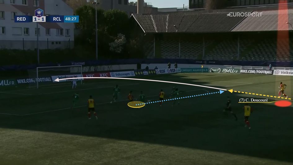 Penetrative forward burst serves as the catalyst for his goal