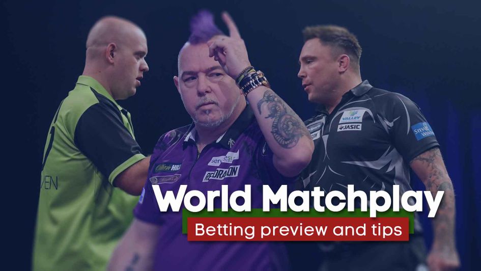 Michael van Gerwen, Peter Wright and Gerwyn Price head the betting for the World Matchplay