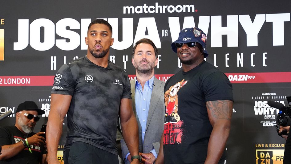 Anthony Joshua and Dillian Whyte