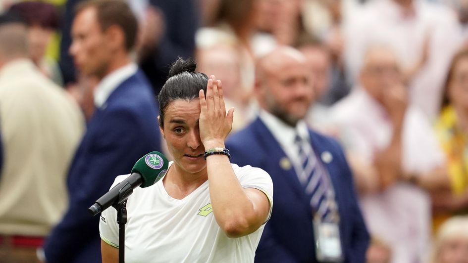 Ons Jabeur after reaching the final again