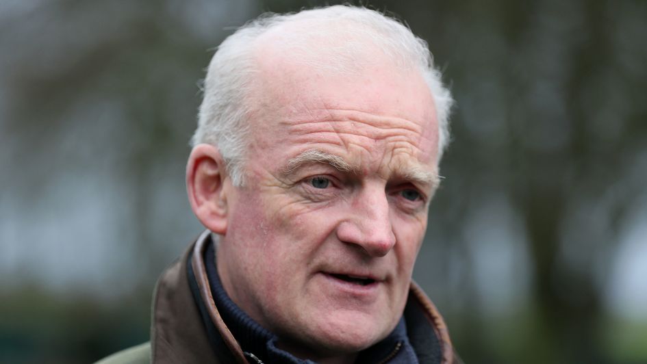 Trainer Willie Mullins holds court at his Closutton base