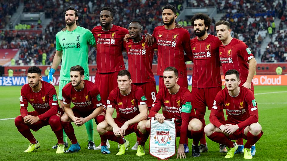 Liverpool's starting XI ahead of the Club World Cup semi-final win over Monterrey