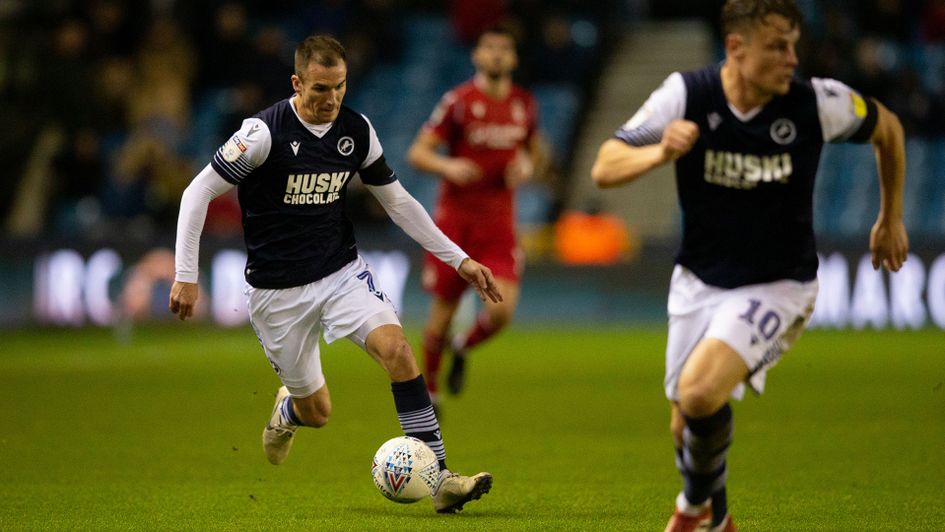 Jed Wallace in action for Millwall