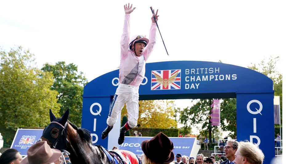 Now Emily Upjohn has Frankie Dettori jumping for joy