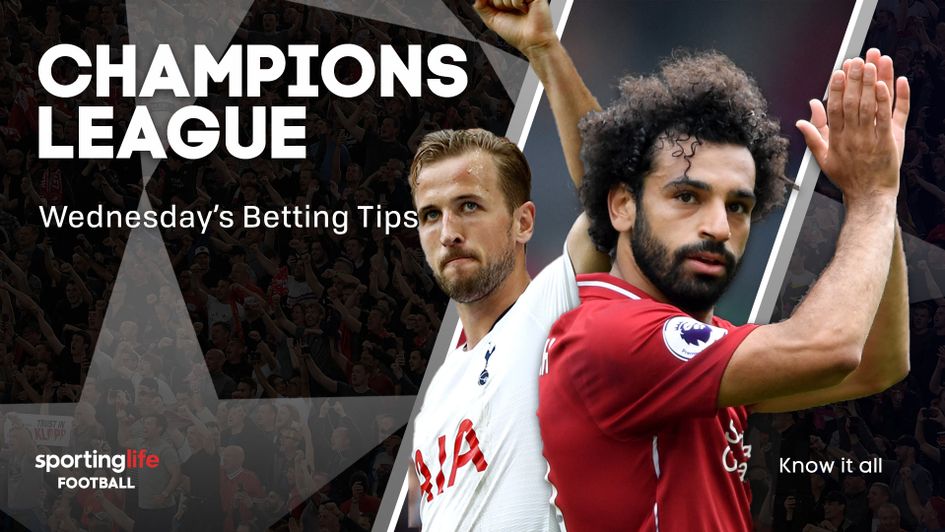 Our best bets for Wednesday's Champions League action