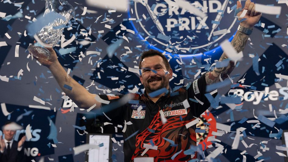 Jonny Clayton is the World Grand Prix champion (Picture: Lawrence Lustig/PDC)