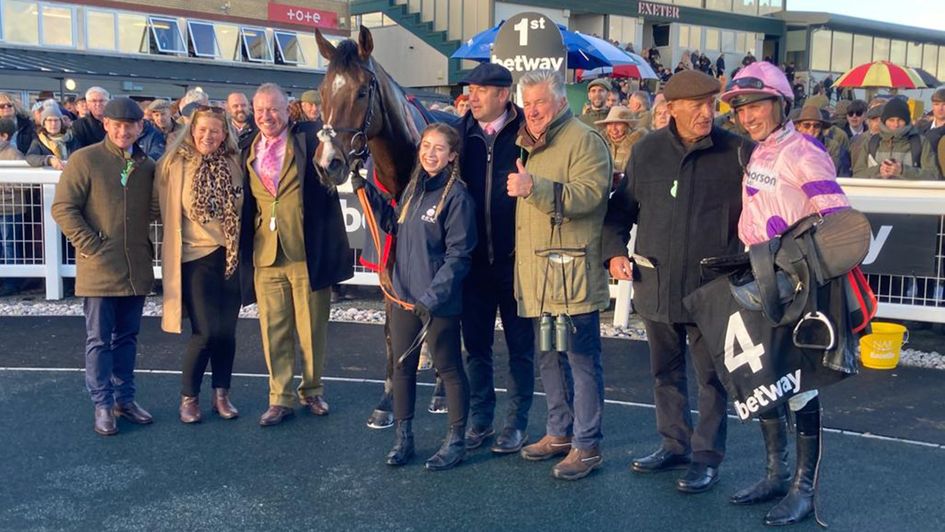 Stay Away Fay pictured with winning connections