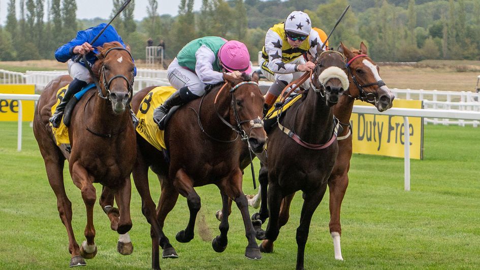 Nabati (left) edges a Mill Reef thriller