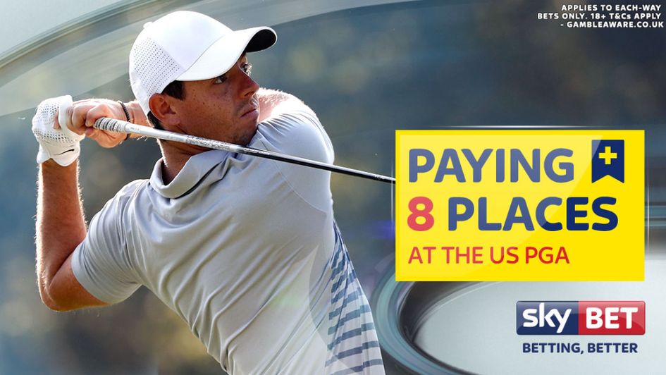 Sky Bet are paying eight places on the US PGA