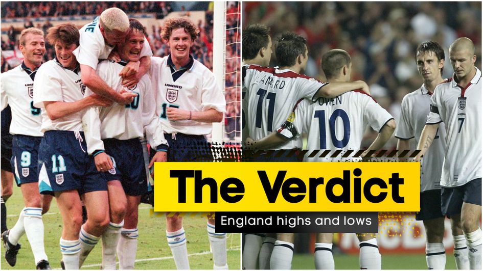 Our football team pick out their highs and lows from following England over the years