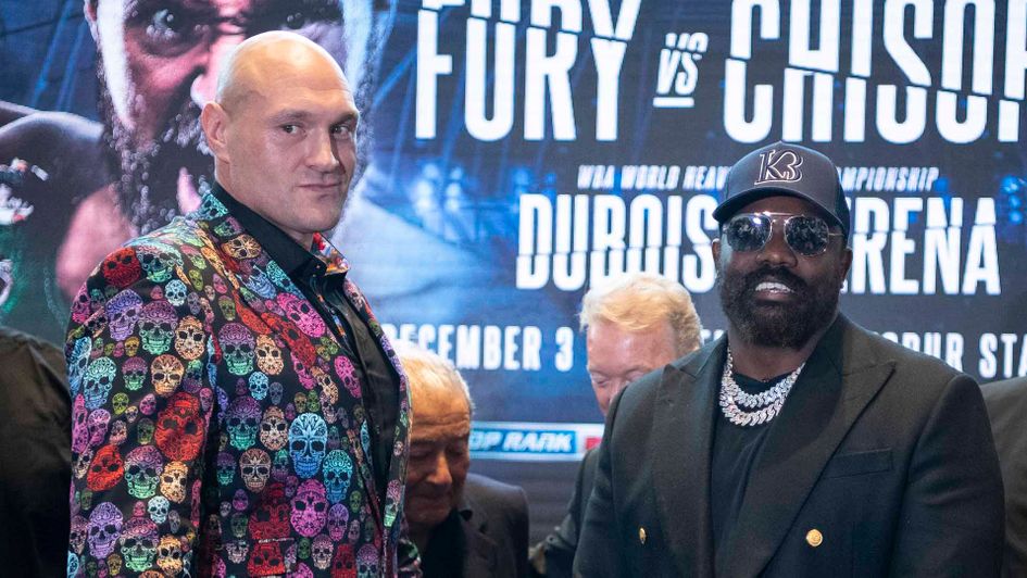 Tyson Fury will face Derek Chisora on December 3