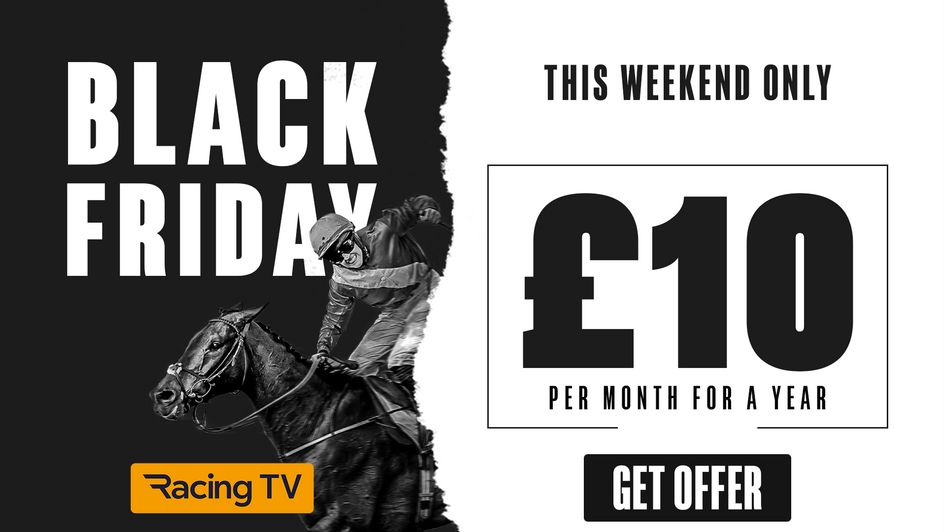 Racing TV Black Friday offer Join for £10 per month