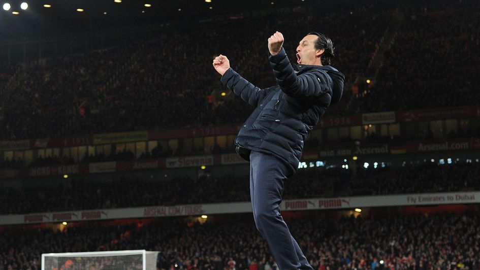 Unai Emery's Arsenal are up to third in the Premier League