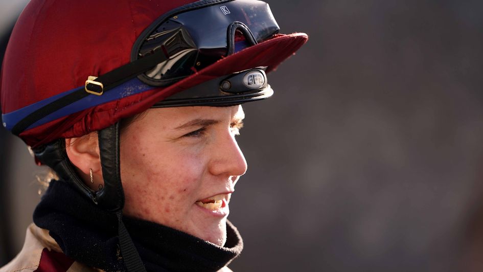 Laura Pearson on the sidelines with neck injury