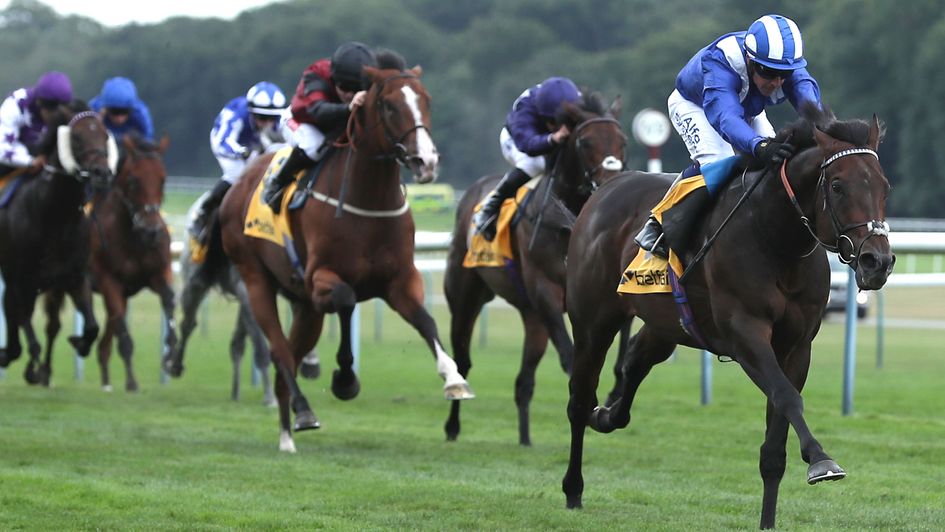 Minzaal scorches clear in the Betfair Sprint Cup