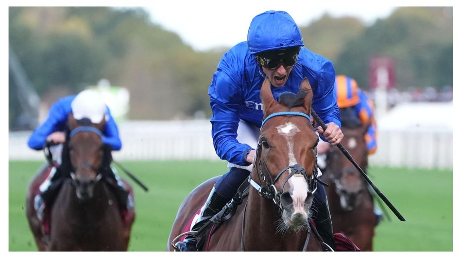 William Buick enjoys Champion Stakes glory on Ombudsman