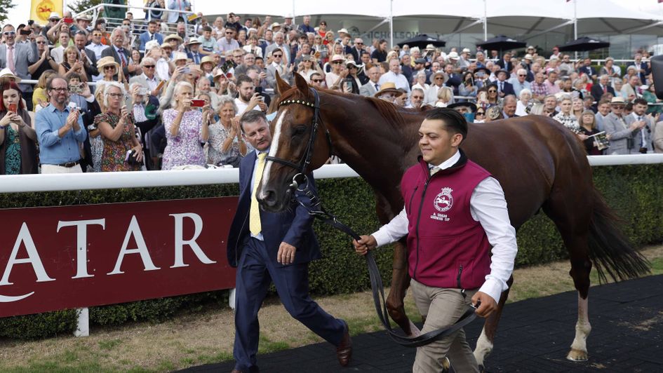 Applause for Stradivarius after the Goodwood Cup