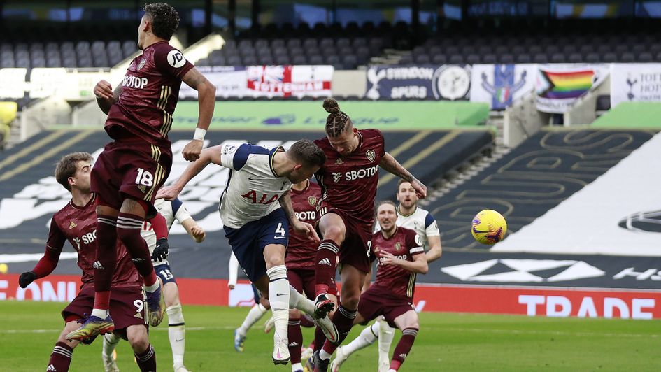 Toby Alderweireld scores against Leeds