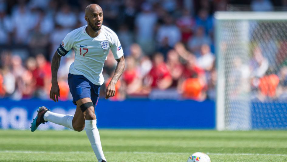 Fabian Delph in action for England