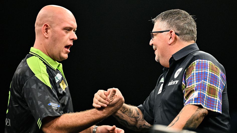 Michael van Gerwen and Gary Anderson