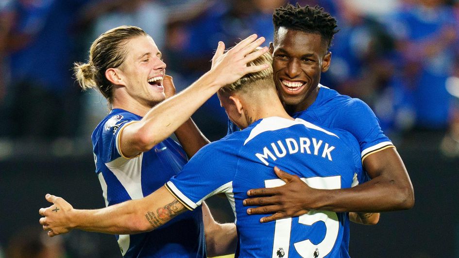 Nicolas Jackson (right) should be a key man for Chelsea this season