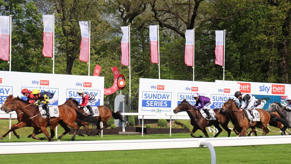 Sky Bet Sunday Series action from Hamilton Park