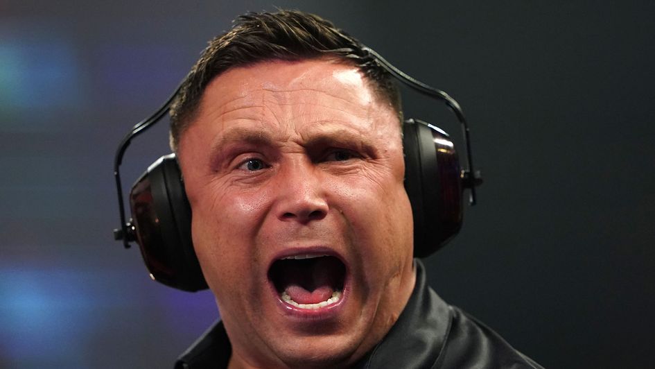 Gerwyn Price in ear defenders