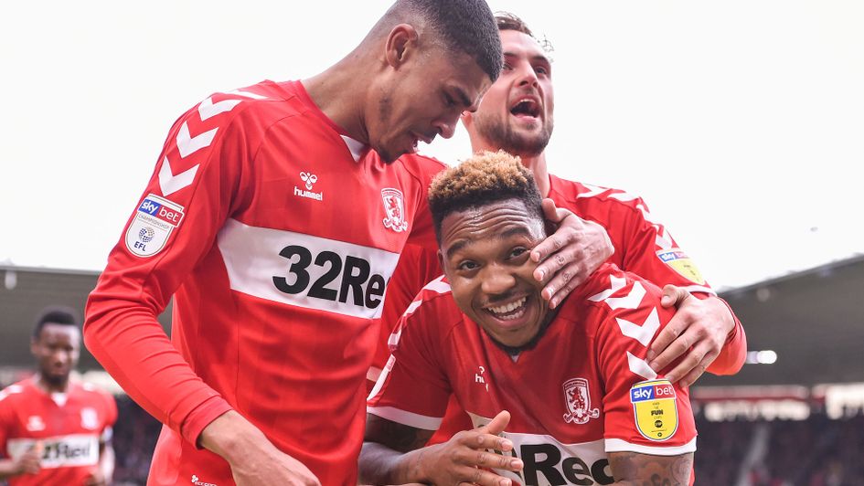 Britt Assombalonga slotted home a penalty for Middlesbrough against Reading