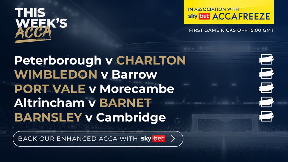 CLICK HERE for our 20/1 acca!