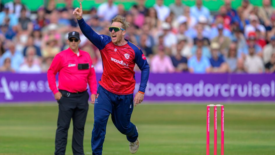 Essex all-rounder Simon Harmer
