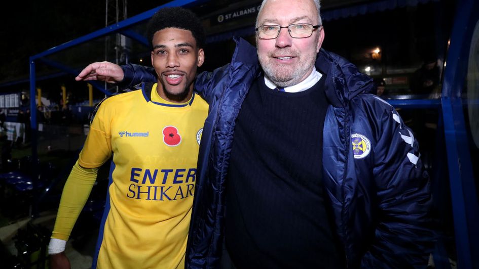 St Albans visit Boreham Wood in the second round of the FA Cup on Monday night
