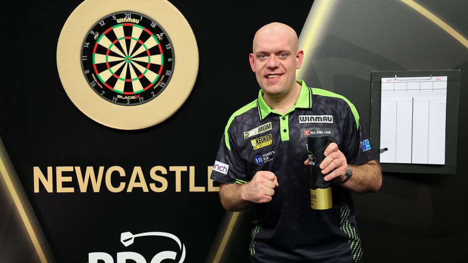 MVG celebrates (Kieran Cleeves/PDC)