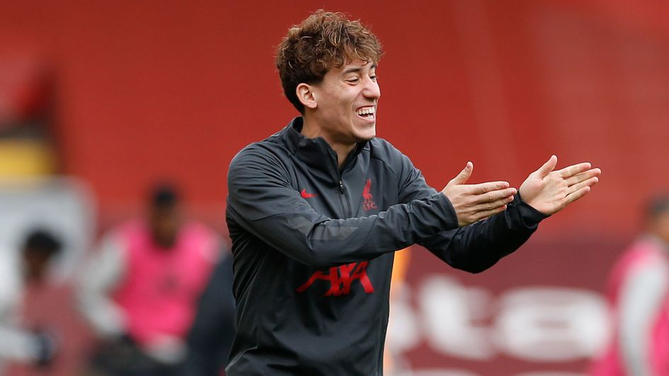 Liverpool defender Konstantinos Tsimikas