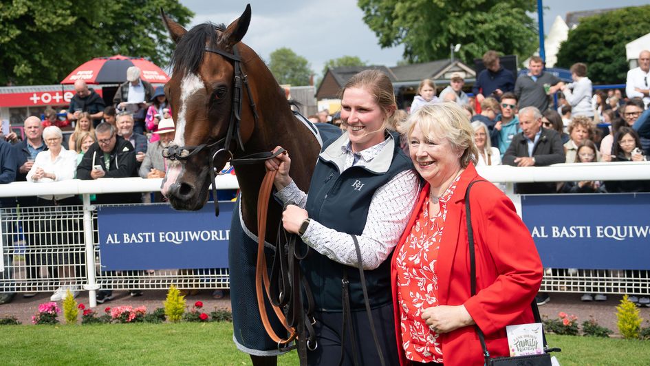 Owner Julie Wood - loves having runners in the Derby