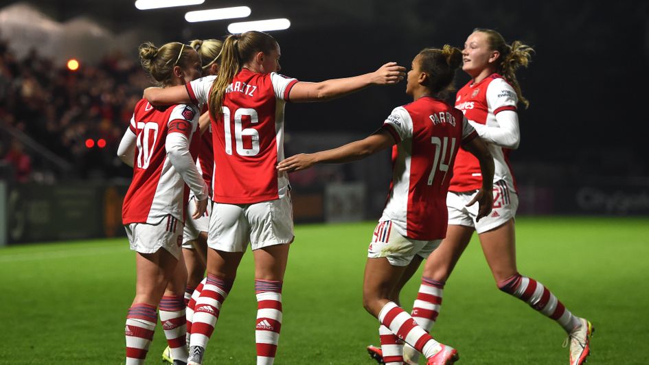Arsenal Women celebrate