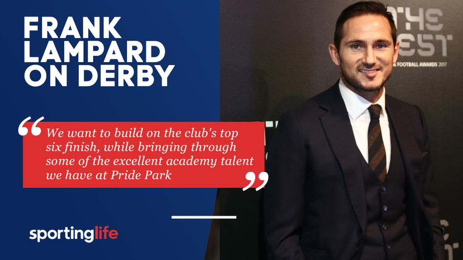 Frank Lampard: The former midfielder has his first job in management