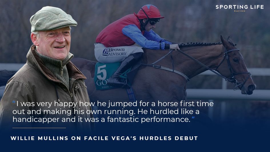 Willie Mullins on Facile Vega